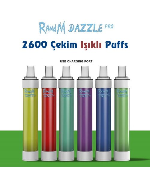 RandM Dazzle Pro Işıklı Puff 2600 Çekim